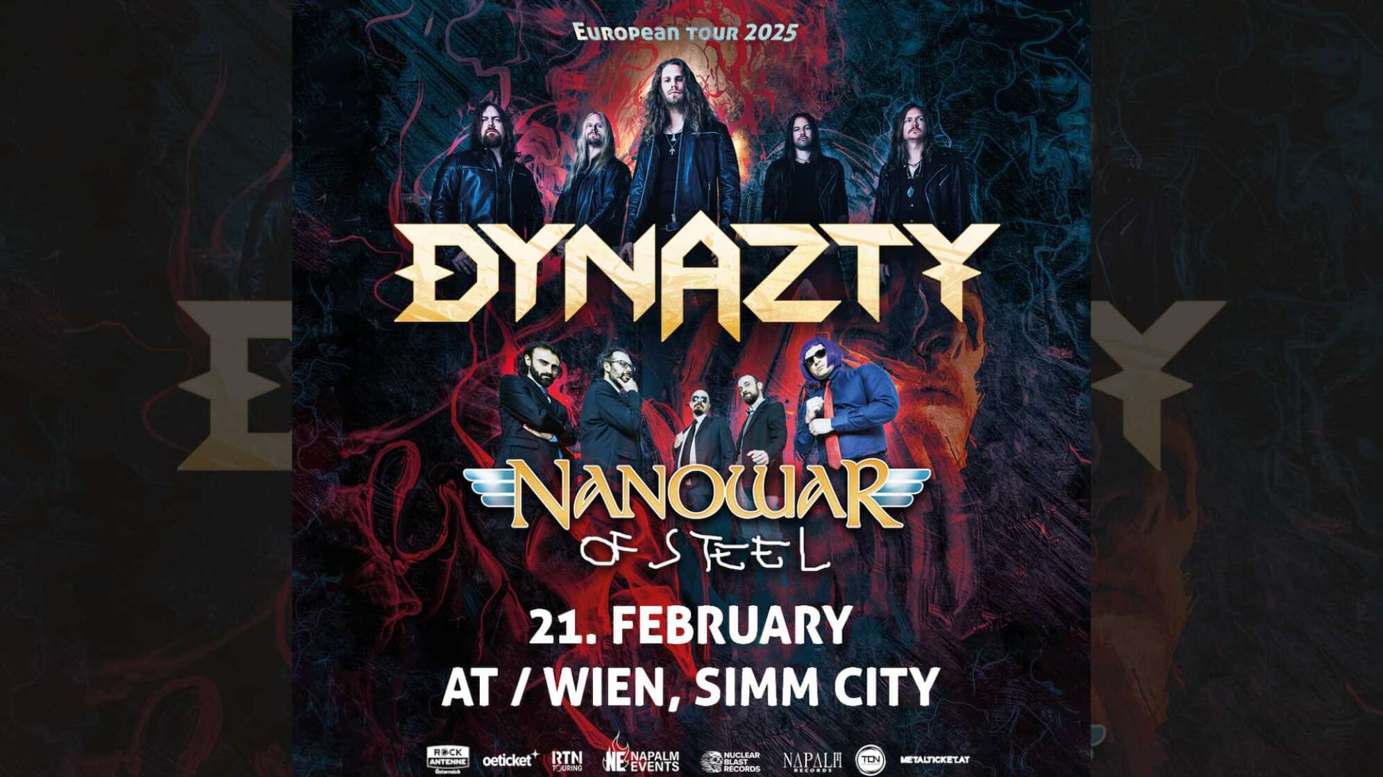 Tourplakat Dynazty Nanowar of Steel