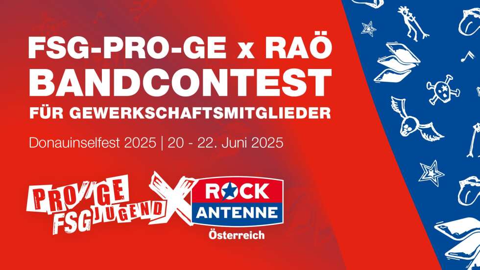 Der FSG-PRO-GE Jugend x ROCK ANTENNE Österreich Bandcontest!