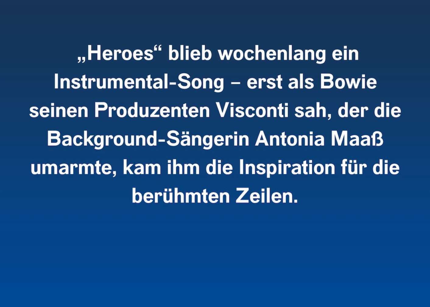 Acht Fakten über "Heroes" (3)