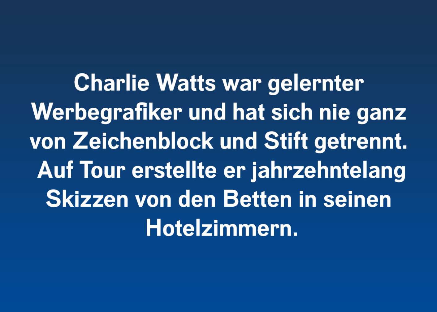 Fakten über Charlie Watts