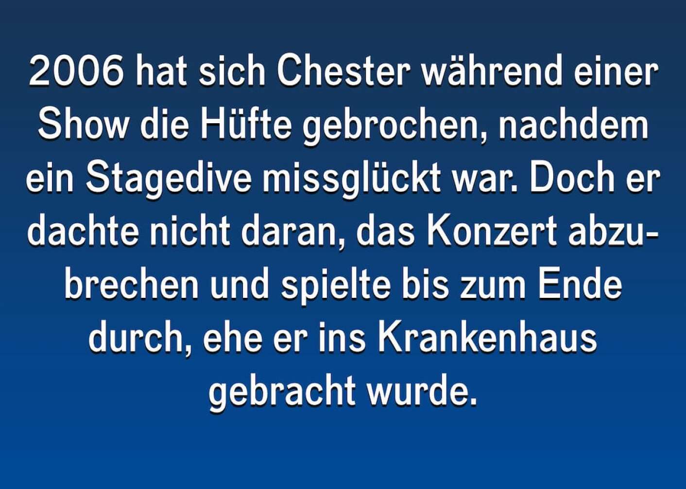 Fakten über Chester Bennington