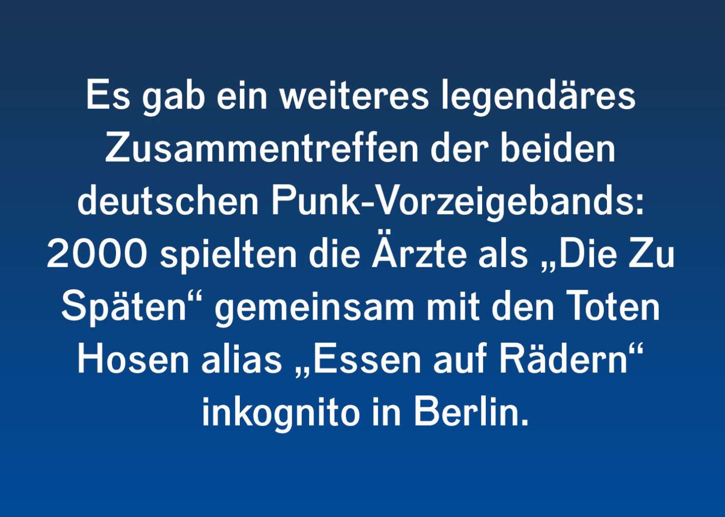 Fakten über die Ärzte