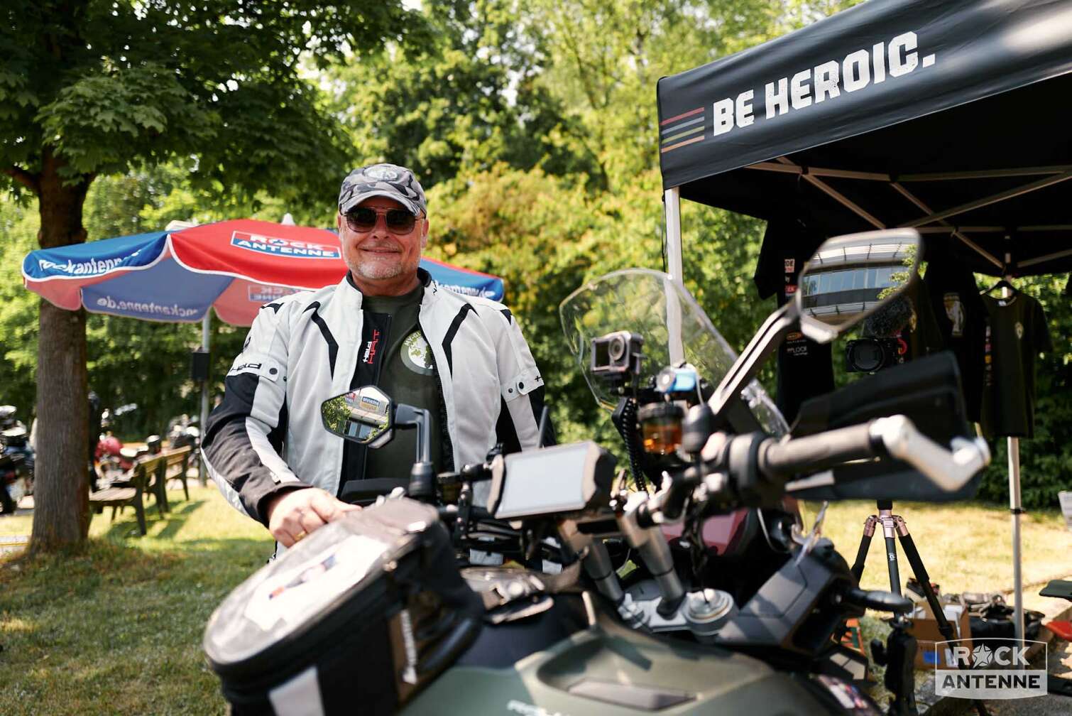 Ein Foto der ROCK ANTENNE Motorradtour 2023