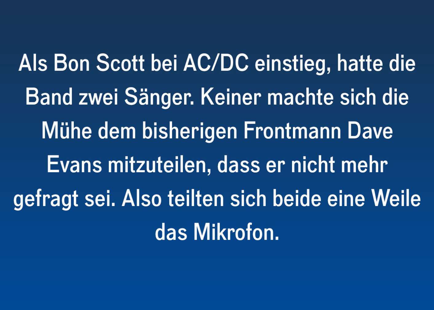 Fun Facts über die Anfangsjahre von AC/DC!