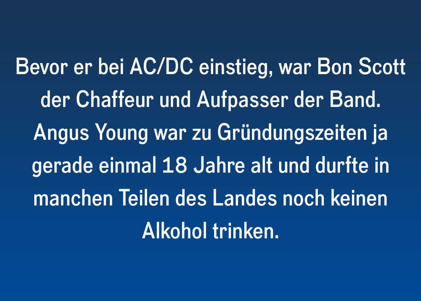 Fun Facts über die Anfangsjahre von AC/DC!