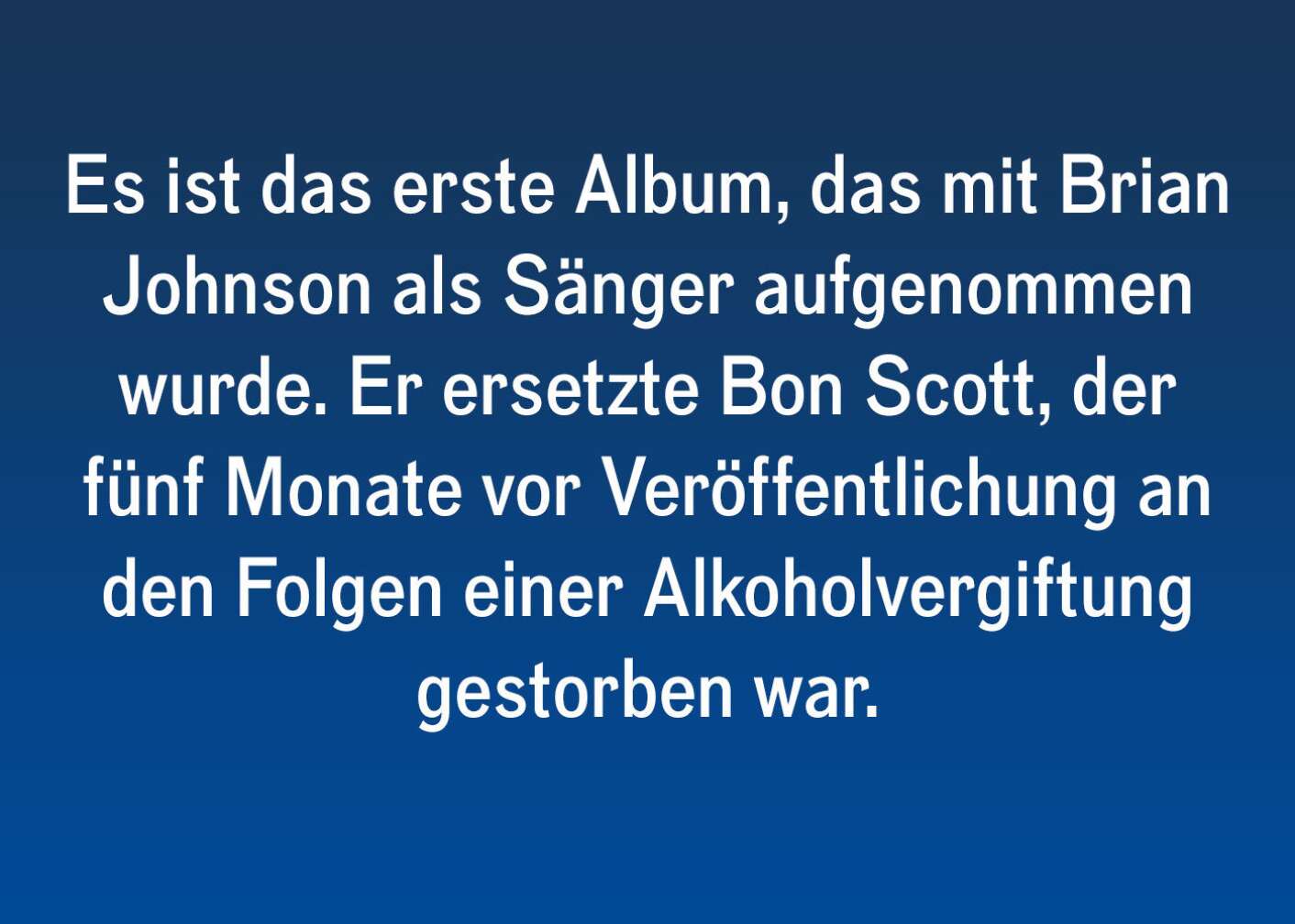 20 Fakten über die legendäre Scheibe Back In Black