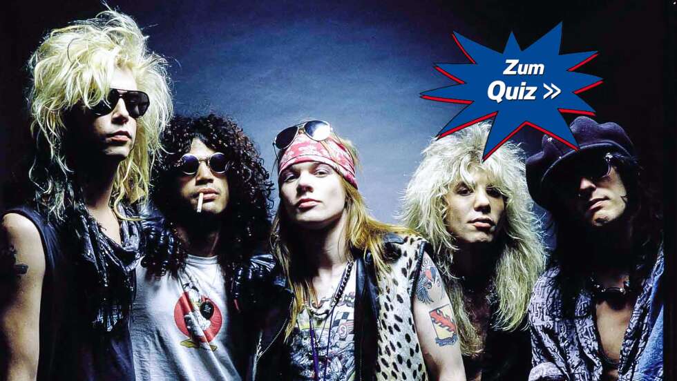 Guns N'Roses-Quiz: Wie gut kennst du die Hard-Rock Legenden?