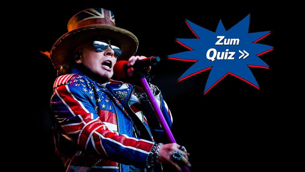 Axl Rose-Quiz: Wie gut kennst du den Guns N' Roses-Sänger?