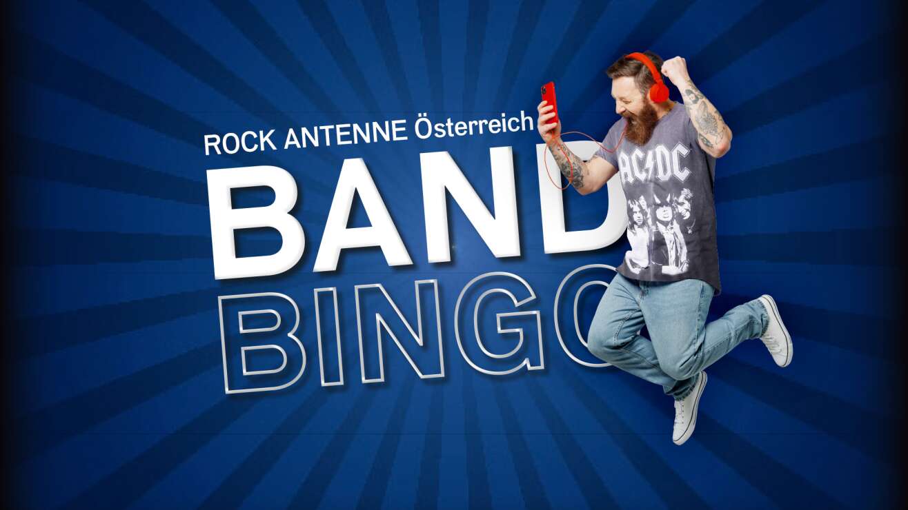 1.000 Euro fürs Radio hören: Das ROCK ANTENNE Österreich Band Bingo