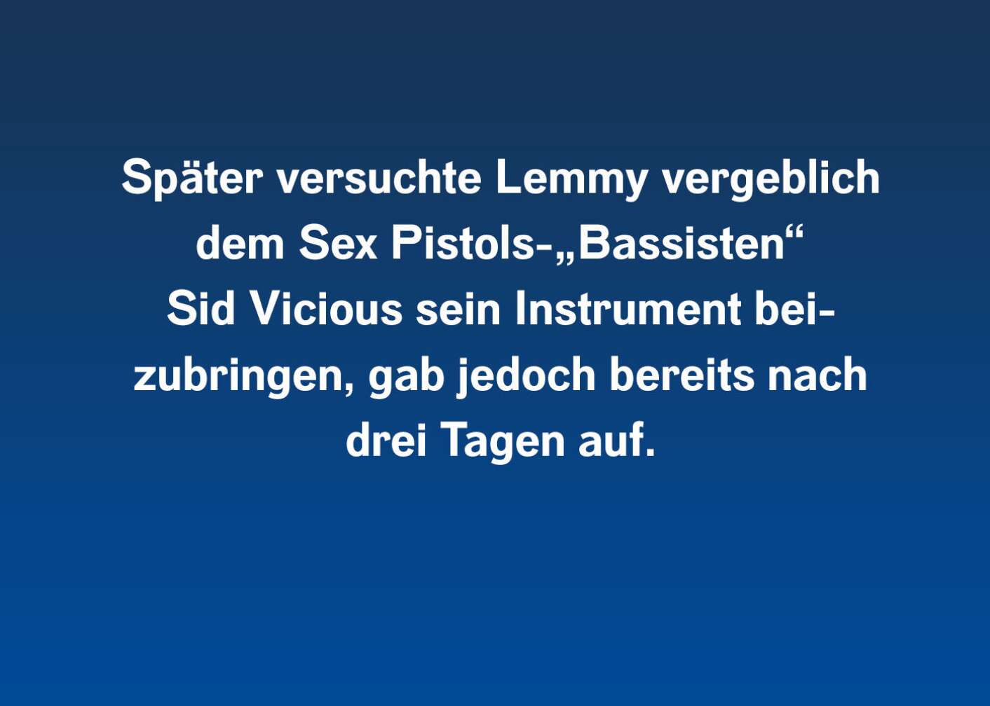 10 Fakten über Lemmy