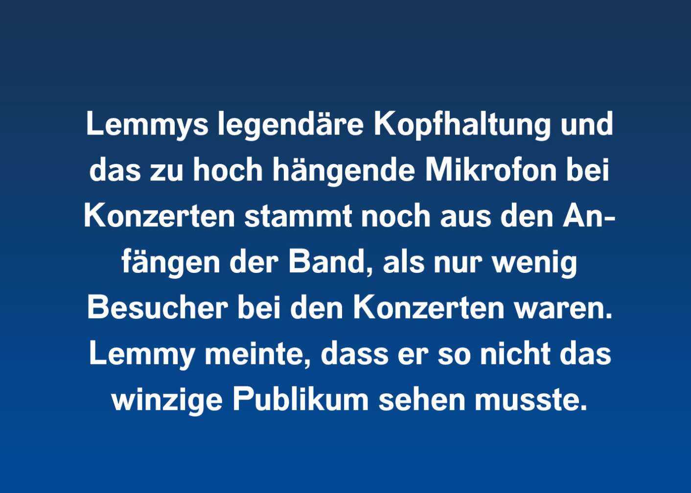 10 Fakten über Lemmy