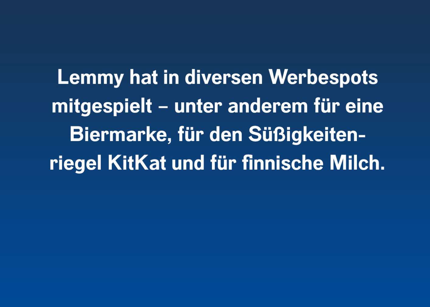 10 Fakten über Lemmy