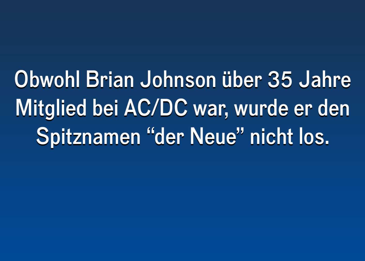 Fakt über Brian Johnson