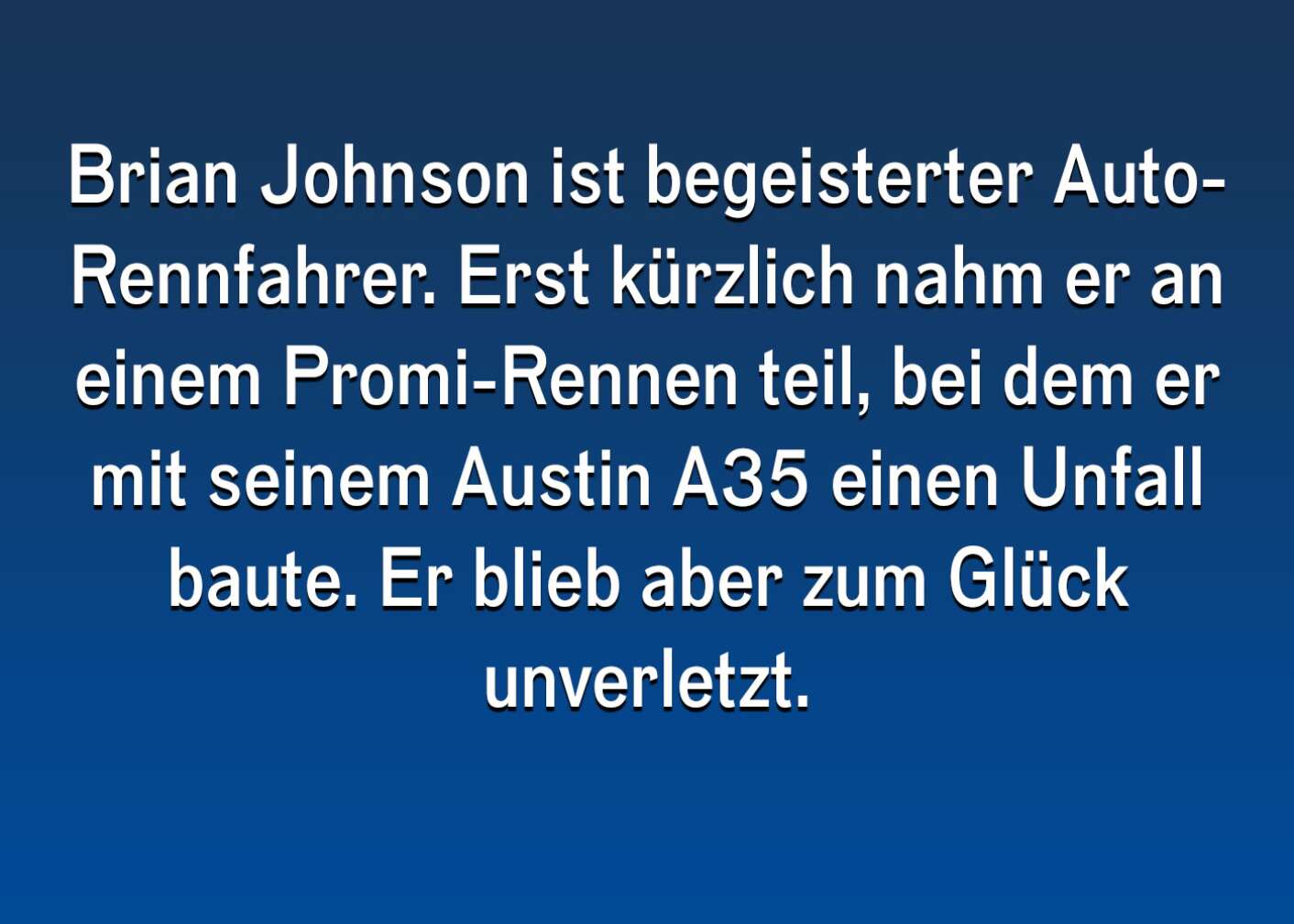 Fakt über Brian Johnson