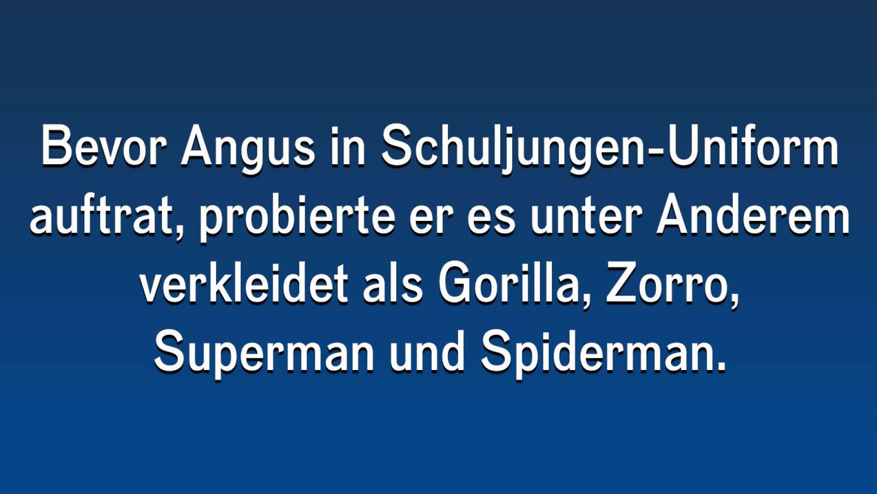 Die besten Geschichten von Angus Young #5