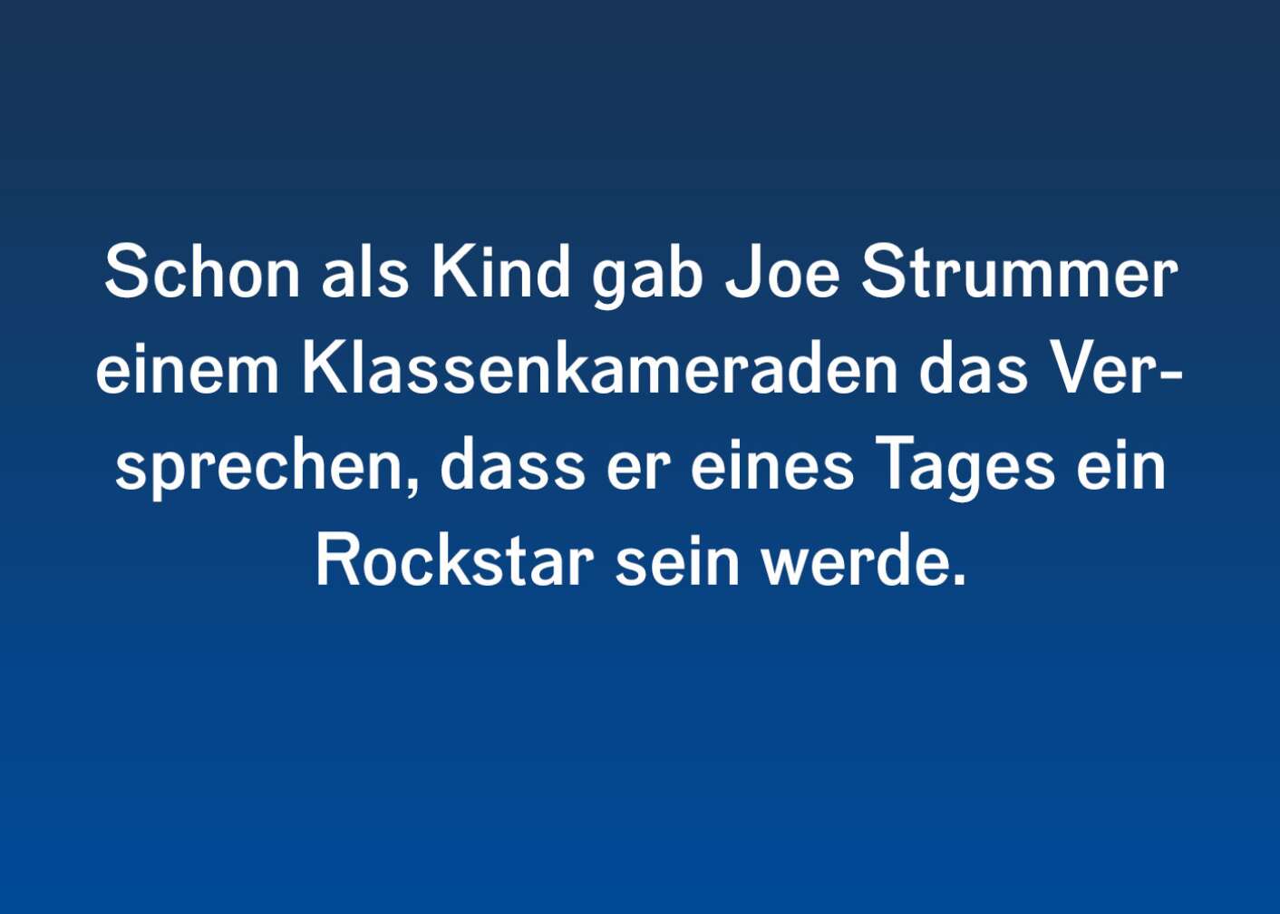 Spannende Fakten zu Joe Strummer