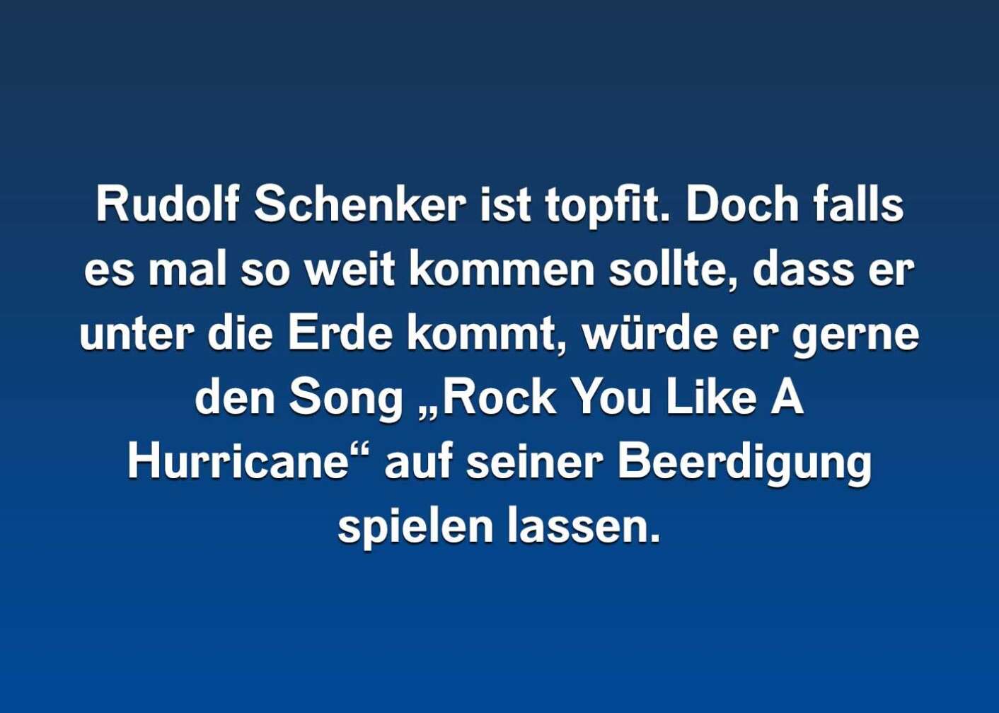 6 Fakten über Rudolf Schenker