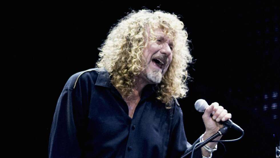 Robert Plant, Sänger von Led Zeppelin, beim letzten Led Zeppelin Auftritt 2007