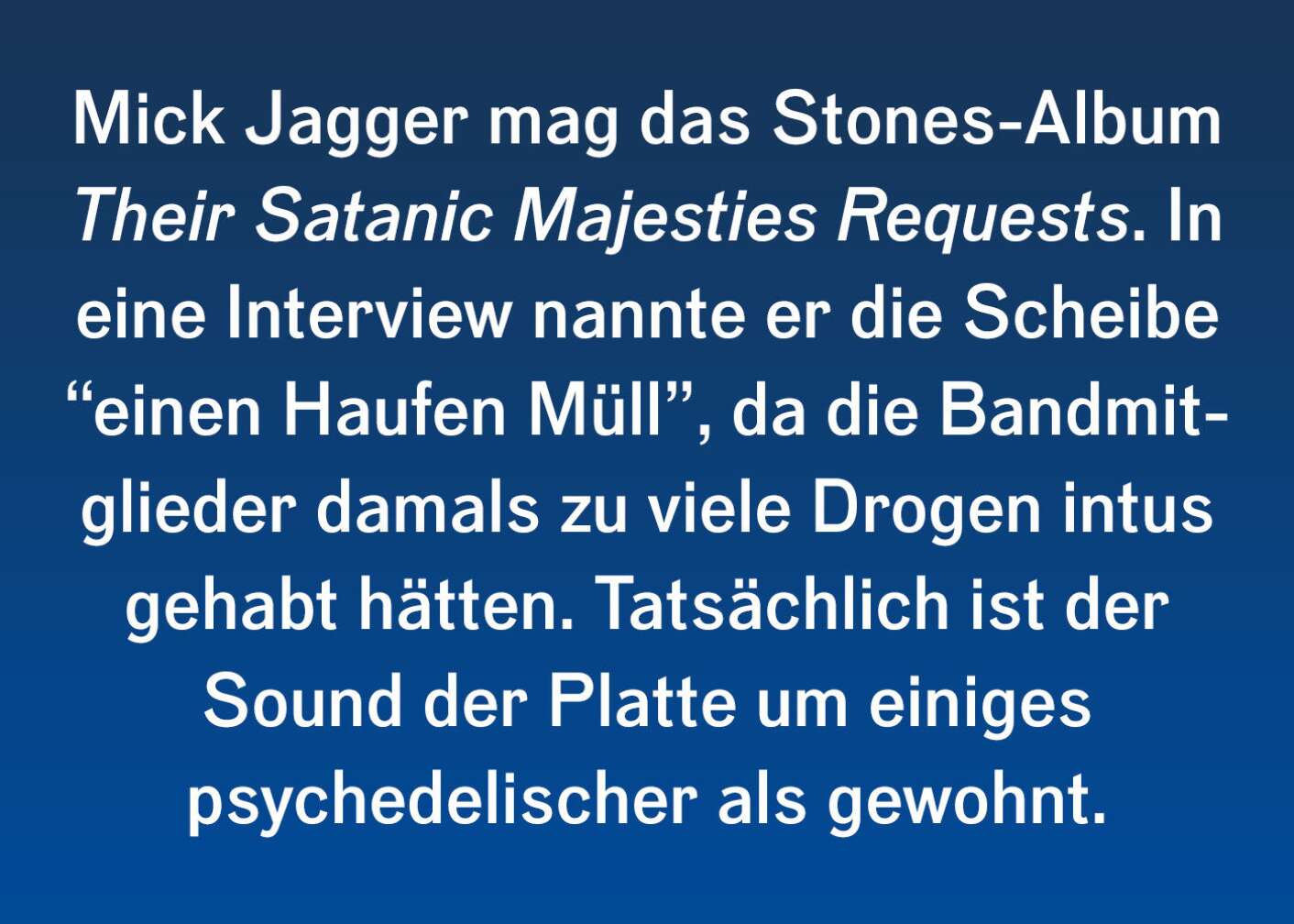 Facts & Stories zu Mick Jagger