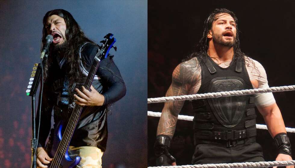 Rob Trujillo und Roman Reigns