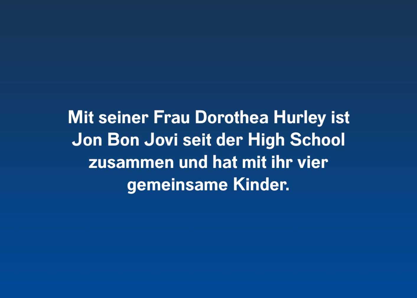 Fakten über Jon Bon Jovi