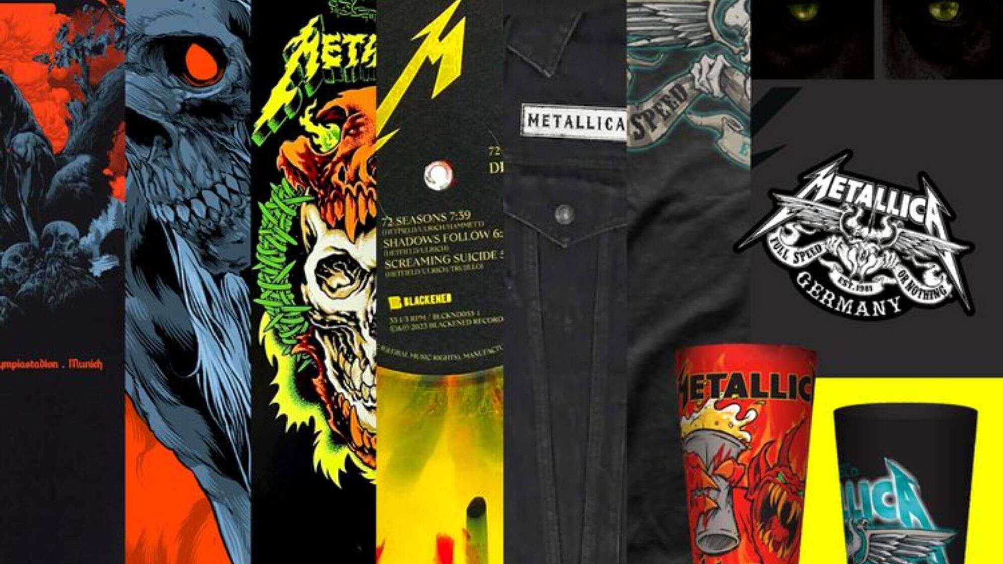Die Pop Up-Store Artikel für Metallica in München
