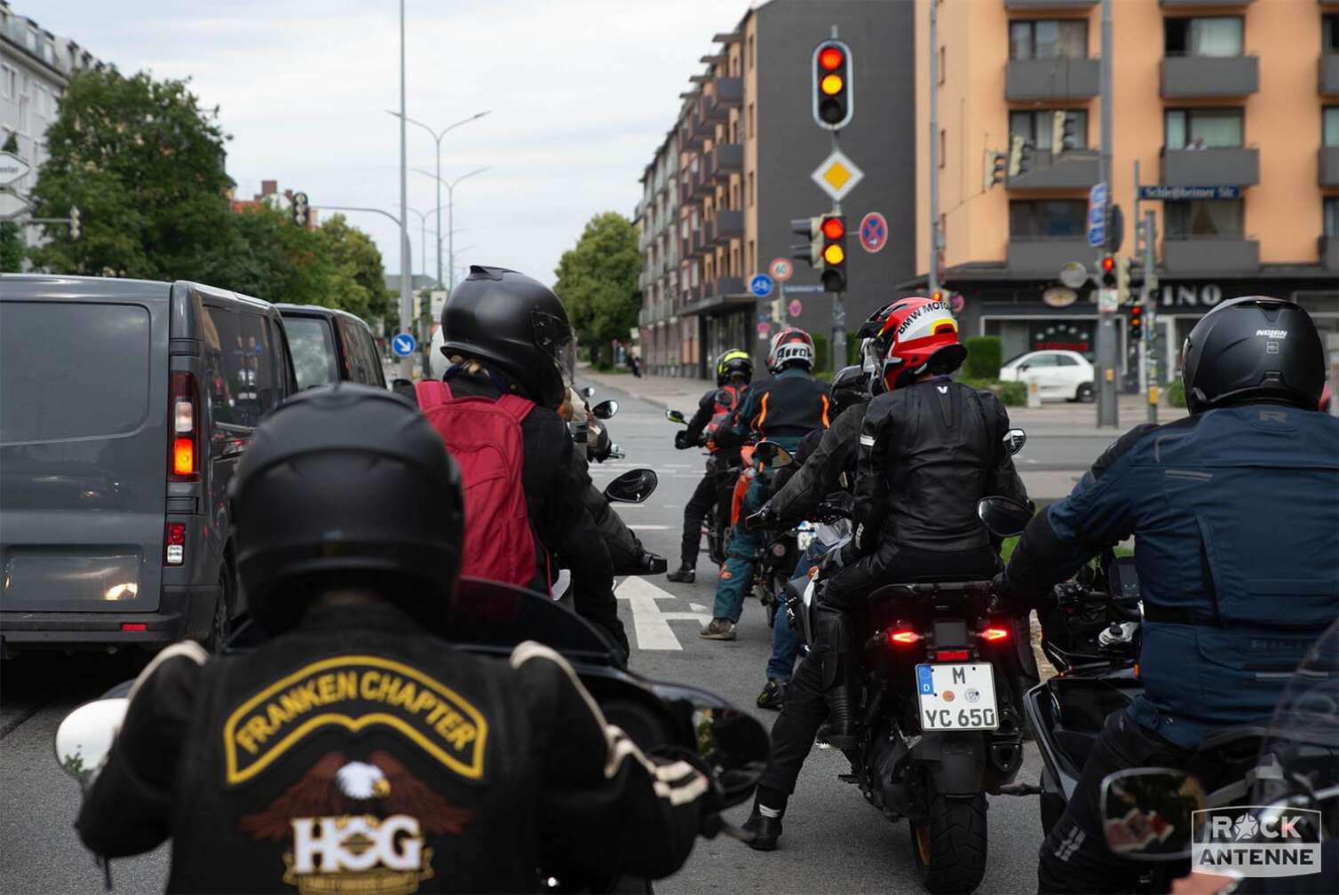 Foto von der ROCK ANTENNE Motorradtour 2024 - Eindrücke von der Tour auf der Straße