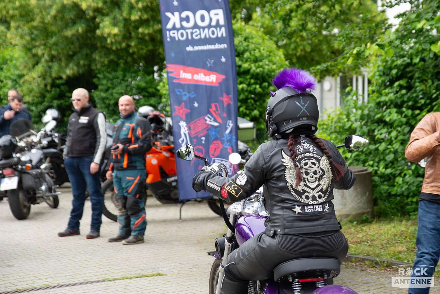 Foto von der ROCK ANTENNE Motorradtour 2024 - Eindrücke von der Tour auf der Straße