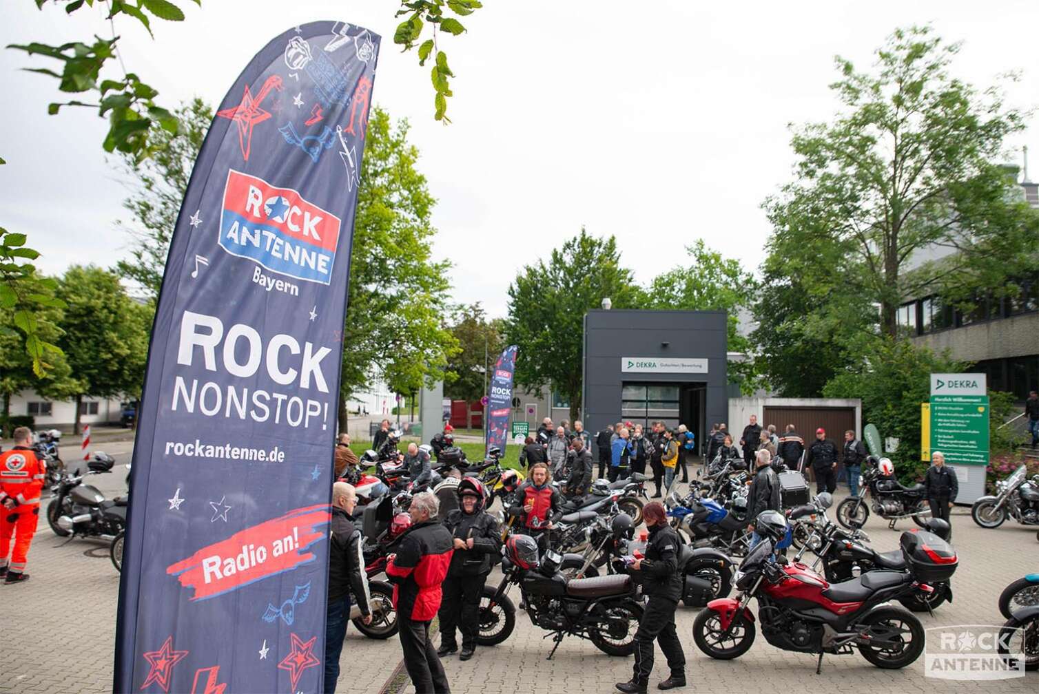 Foto von der ROCK ANTENNE Motorradtour 2024 - Eindrücke von der Tour auf der Straße