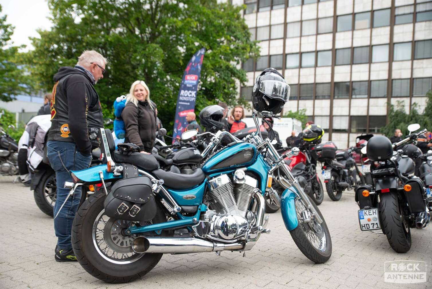 Foto von der ROCK ANTENNE Motorradtour 2024 - Eindrücke von der Tour auf der Straße