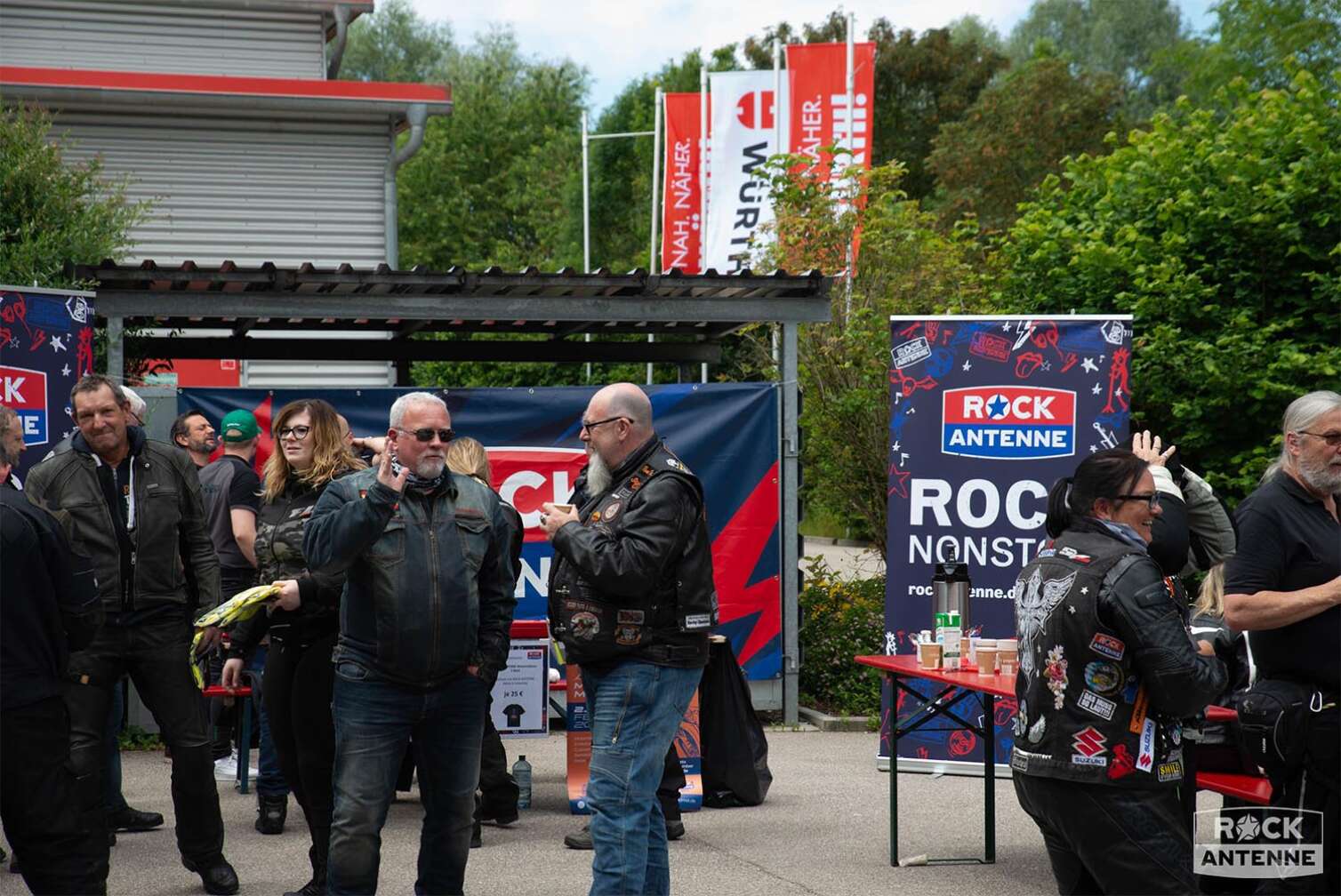 Foto von der ROCK ANTENNE Motorradtour 2024 - Eindrücke von der Tour auf der Straße