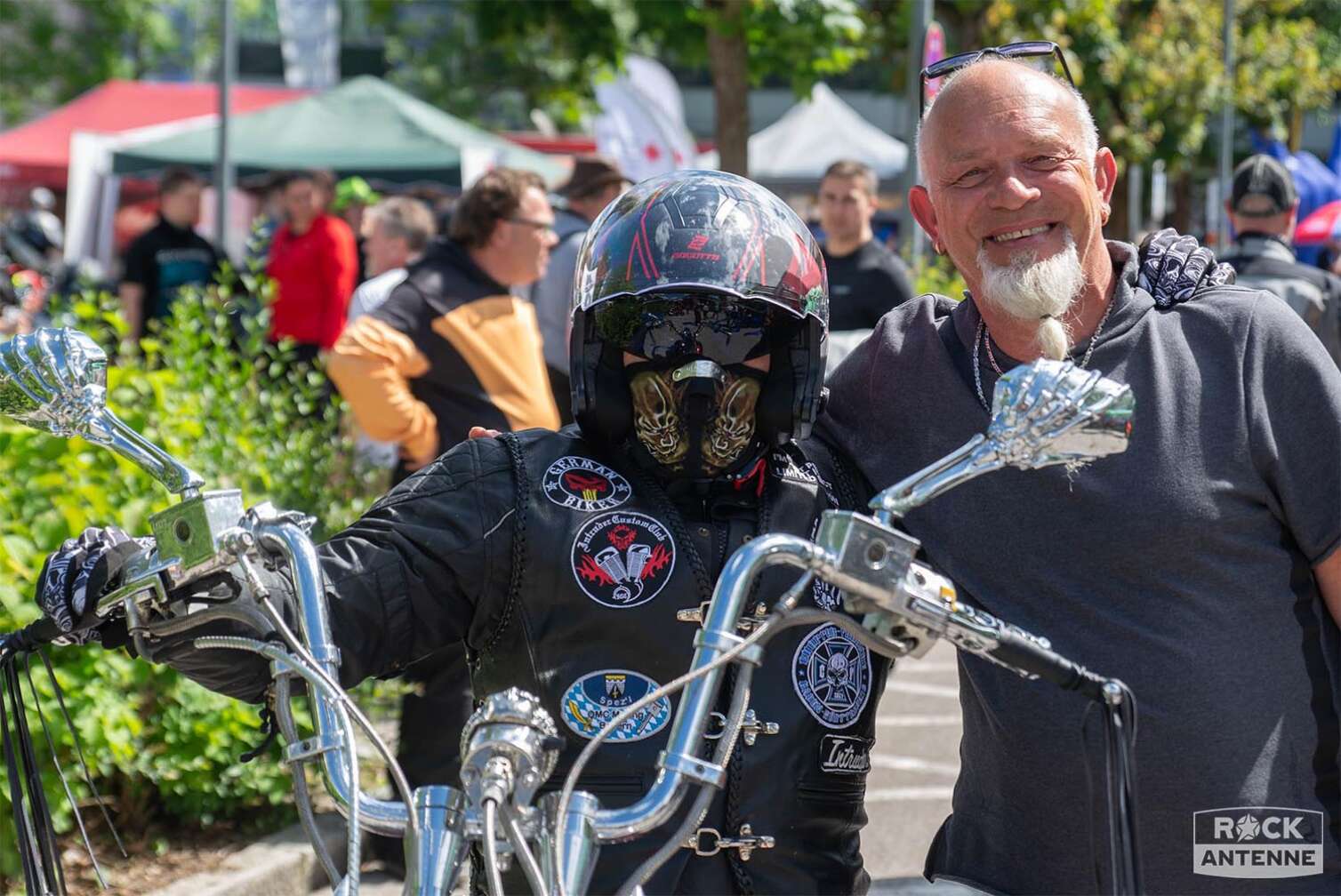 Foto von der ROCK ANTENNE Motorradtour 2024 - Eindrücke von der After Tour Party am ROCK ANTENNE Funkhaus in Ismaning