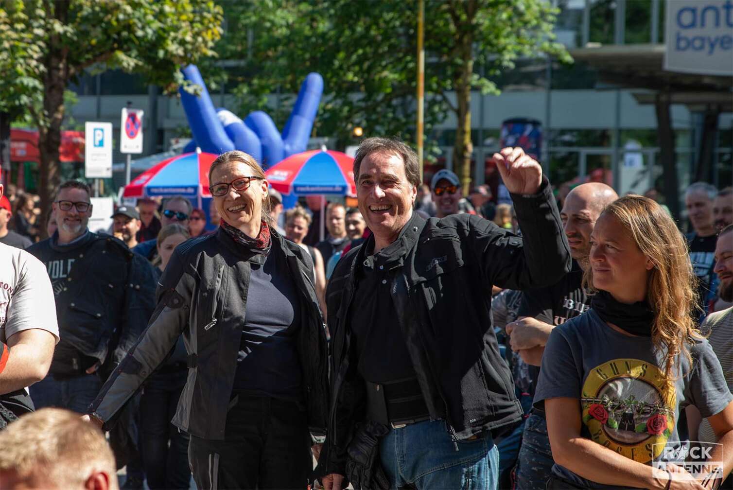 Foto von der ROCK ANTENNE Motorradtour 2024 - Eindrücke von der After Tour Party am ROCK ANTENNE Funkhaus in Ismaning