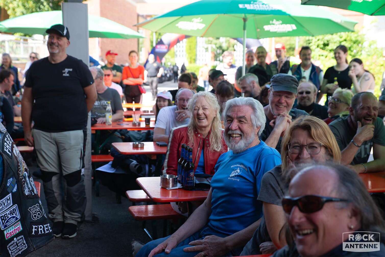 Foto von der ROCK ANTENNE Motorradtour 2024 - Eindrücke von der After Tour Party am ROCK ANTENNE Funkhaus in Ismaning