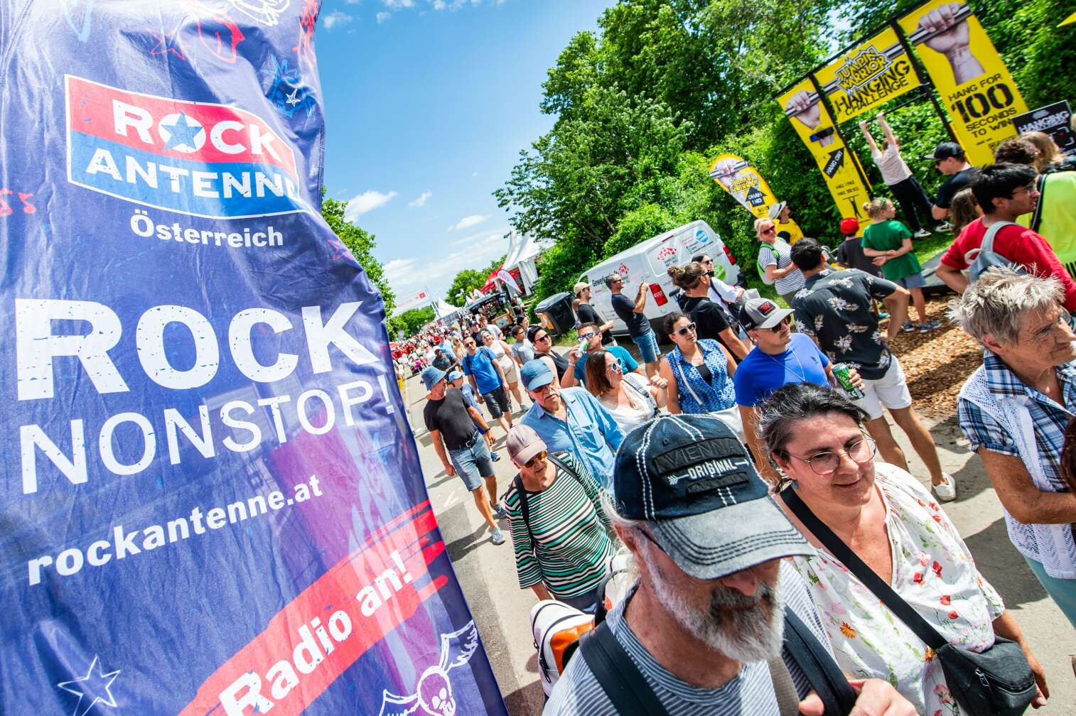 Stimmungsbilder von der FSG Pro-Ge Jugend x ROCK ANTENNE Österreich Bühne am Wiener Donauinselfest 2024