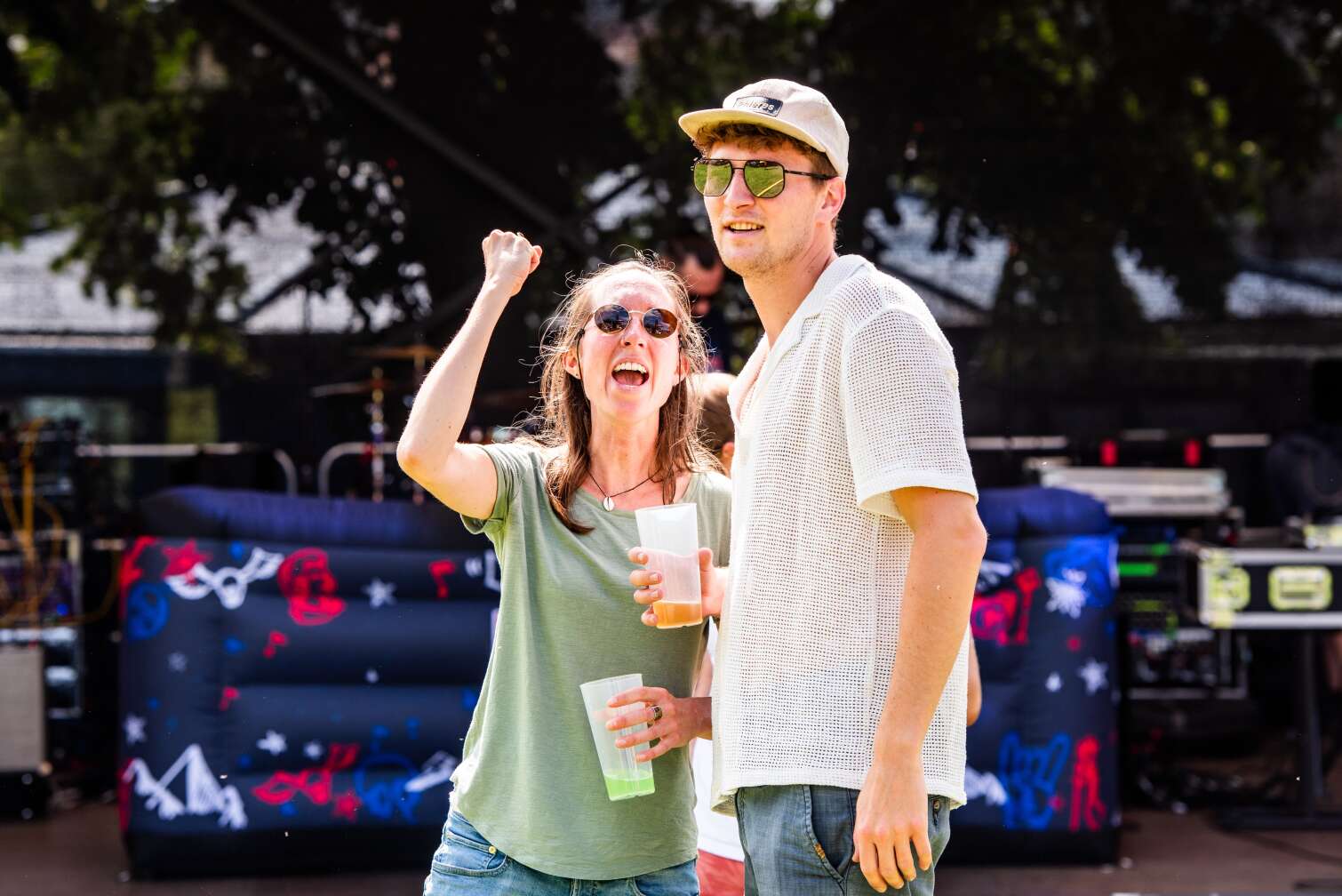 Stimmungsbilder von der FSG Pro-Ge Jugend x ROCK ANTENNE Österreich Bühne am Wiener Donauinselfest 2024