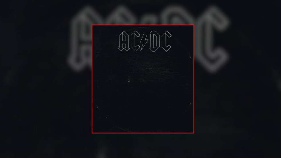 Albumcover von Back In Black von ACDC