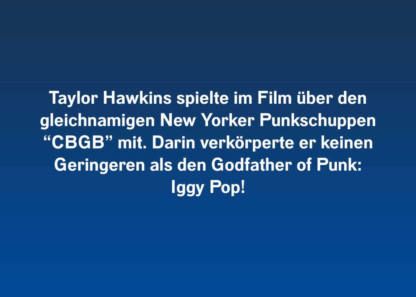 Fünf Fakten über Taylor Hawkins