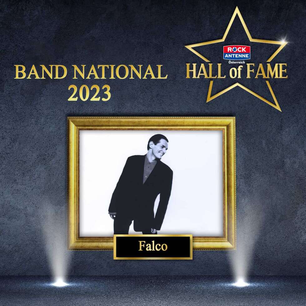 Der Gewinner der ROCK ANTENNE Österreich Hall of Fame 2023 in der Kategorie Band National: Falco