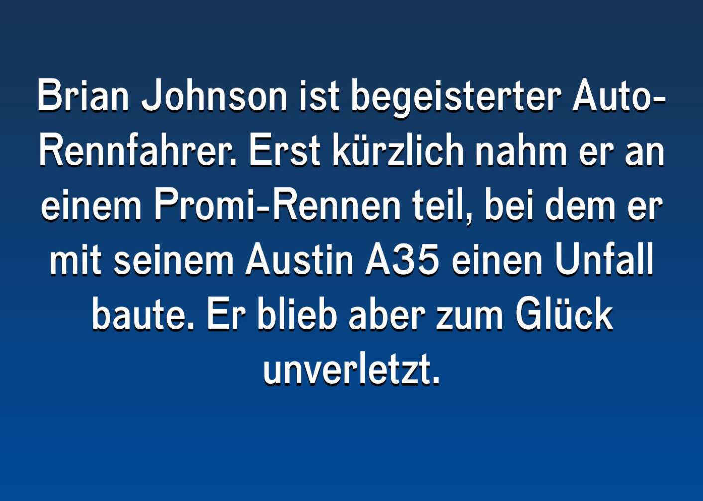 Brian Johnson: 10 Fakten über den AC/DC-Frontmann (6)
