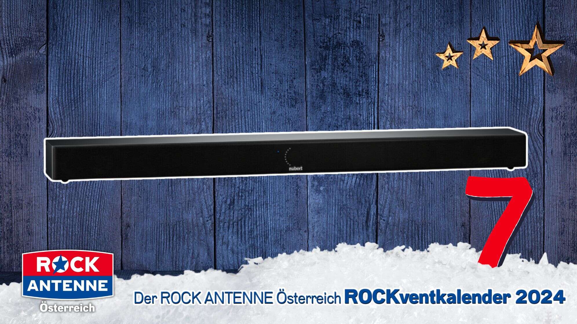 ROCK ANTENNE Österreich ROCKventskalender Türchen 7: Eine Soundbar Pro von Nubert